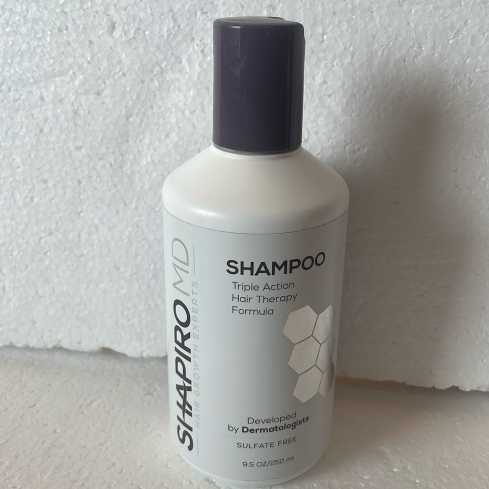 Shapiro MD shampoo triple action hair growth therapy formula sulfate free